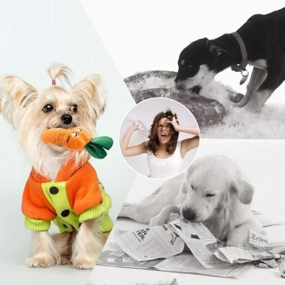 Dog Squeaky Toys Cute Plush Toys‎ Pet Toys for Small Medium & Large Dogs Set Lot